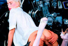 Debi Diamond in a threesome sex scenes. 